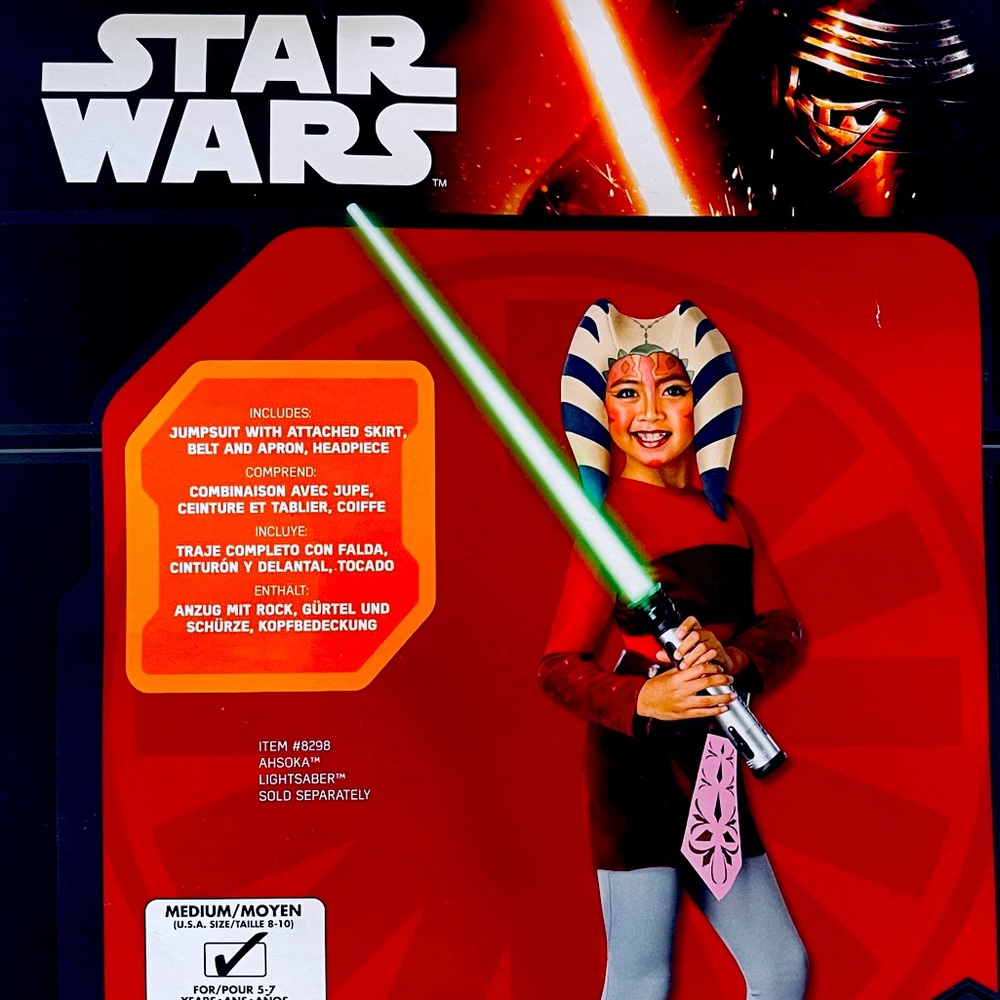 Girls Star Wars Ahsoka Tano Halloween costume